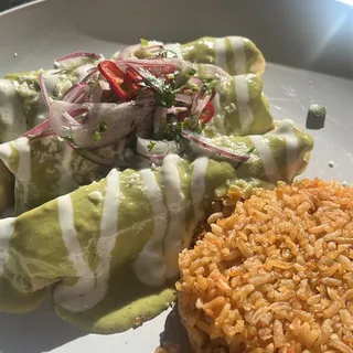 Grilled Vegetables Enchiladas