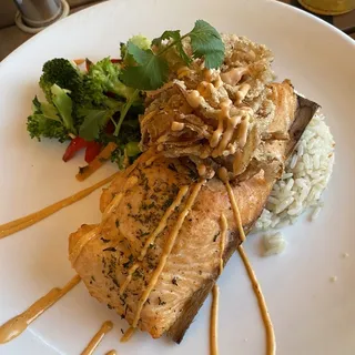 Cedar Roasted Salmon**