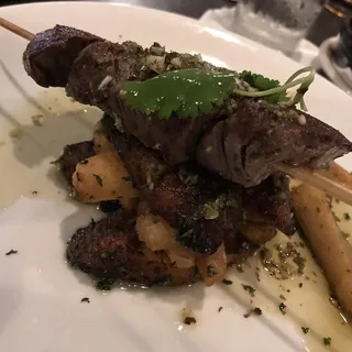 Filet Mignon Chimichurri Skewers **