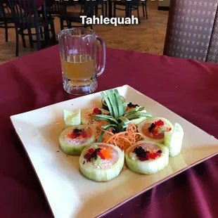 This is the Ocean Beach Roll and it was fantastic!