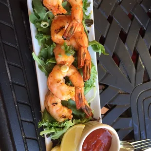 Shrimp cocktail appetizer