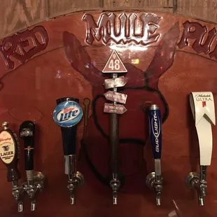 Our beers on tap