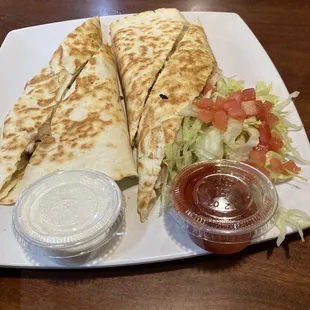 Loaded Chicken Quesadilla