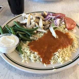 Chicken gyro entree $9.99