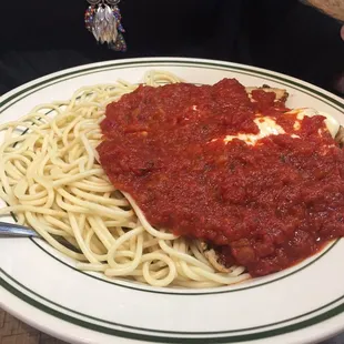 Chicken Parmesan...my lunch date enjoyed it!