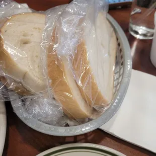 Fresh bread and butter