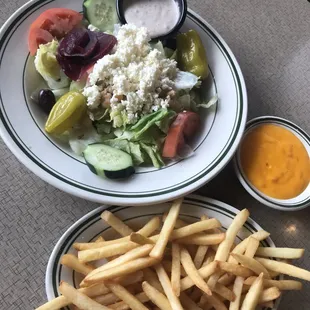 salads, food
