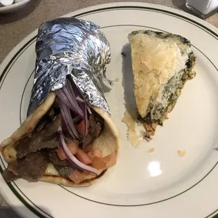 Gyro and Spinach combo!!
