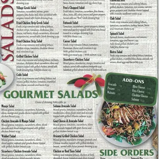 Menu (2/5) - March 2019