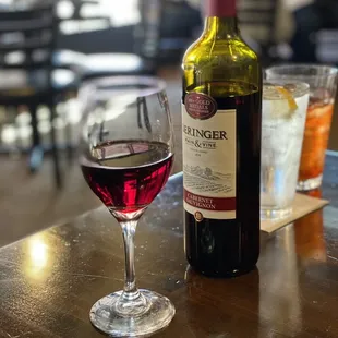 Enjoy a glass or two of wine.