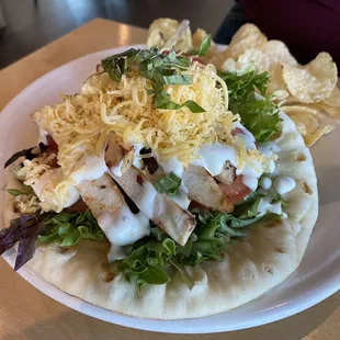 Chicken BLT pita