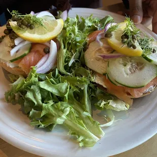 Bagel and lox