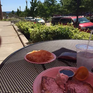 View of Lake Michigan from their patio