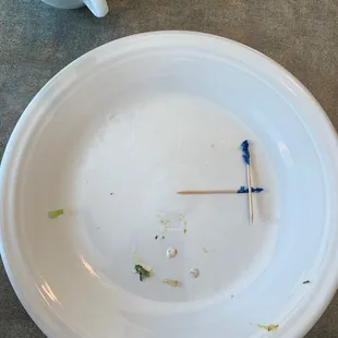 Empty plate because you can&apos;t NOT eat every bite.
