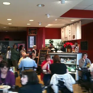 a crowded restaurant