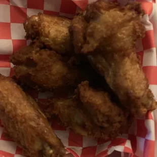 Wings. The buffalo and ranch come on the side. $4.98