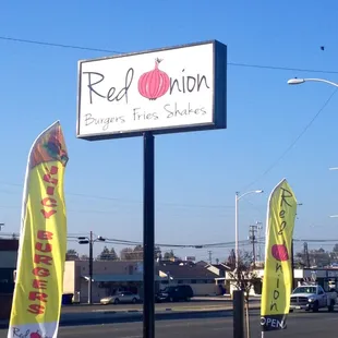 a sign for a restaurant