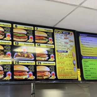 Menu/ prices as of April 2021.