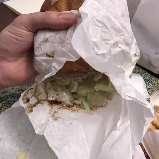 Served this on August 1, 2018.Number 2 with some black gristle from the cook top. I couldn&apos;t even get the black off my hands