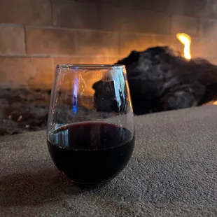 Wine by the fire