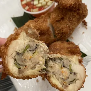 Inside of angel wings