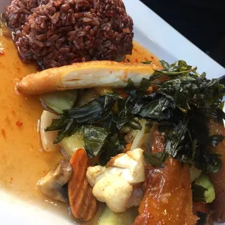 Three Flavors Halibut