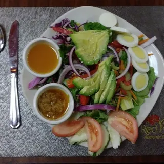Red Orchid Avocado Salad