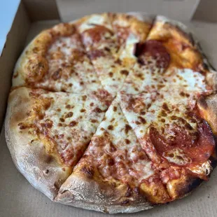 Half Pepperoni/Half Cheese
