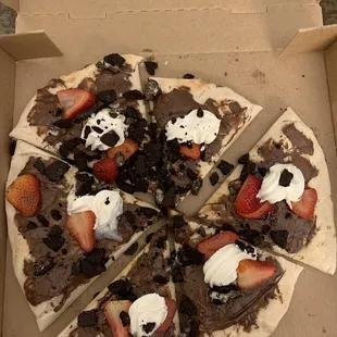Nutella pizza