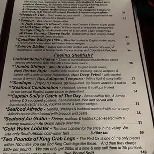 Menu, September 2023