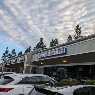 outside