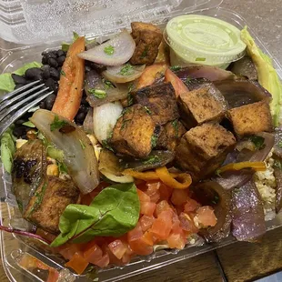 Tofu Saltado Bowl