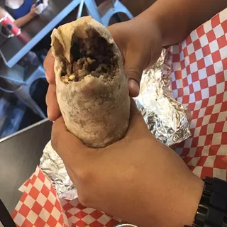 Tofu Saltado Burrito