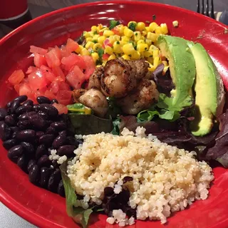 Panka Quinoa Salad with Shrimp