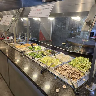 interior, salads
