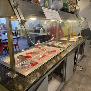 sushi and sashimi, interior