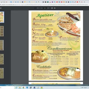 A single chicken Enchilada with Rice and beans was supposed to be $8.50, was $16 once  there.  The plate was  small (9")and food mediocre