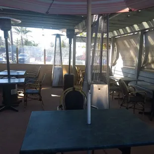 very elaborate outdoor dining