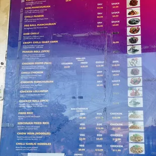 Menu (January 2022)