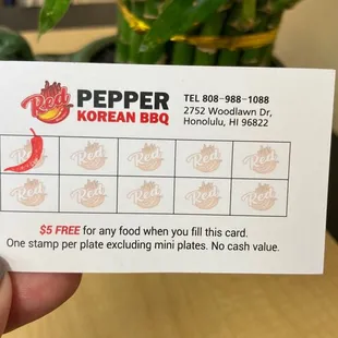Buy 10 get $5 off next purchase. (September 2022)