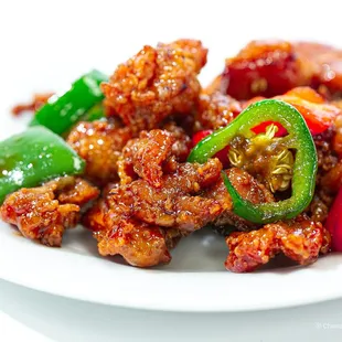Red Pepper Chicken.  Best crispy and fried chicken in Lawton Ft Sill Oklahoma.