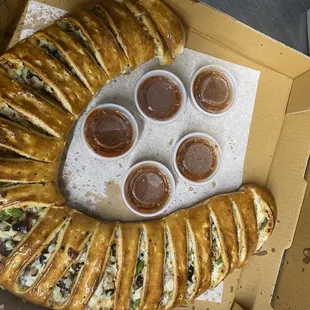 a variety of pastries in a box