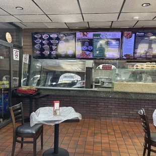 the interior of a restaurant