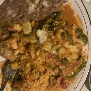 Shrimp and Lobster and Shrimp Relleno