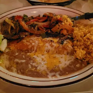 Steak Ranchero Plate.