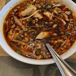 1008. Hot and Sour Rice Noodles with intestines