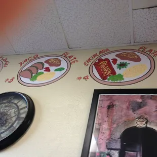 The menu is on the wall and the taste is off the wall!!