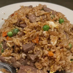 Beef fried rice