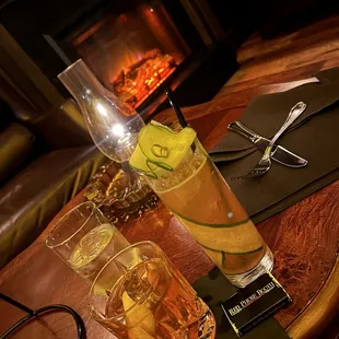 Old fashion and Gin cucumber