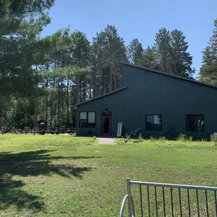 Front of the building